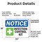Signmission Infection Control Kit, 24 in W x Rectangle, Plastic OS-2PACK-NS-P-1824-L-13698 - alternate 5
